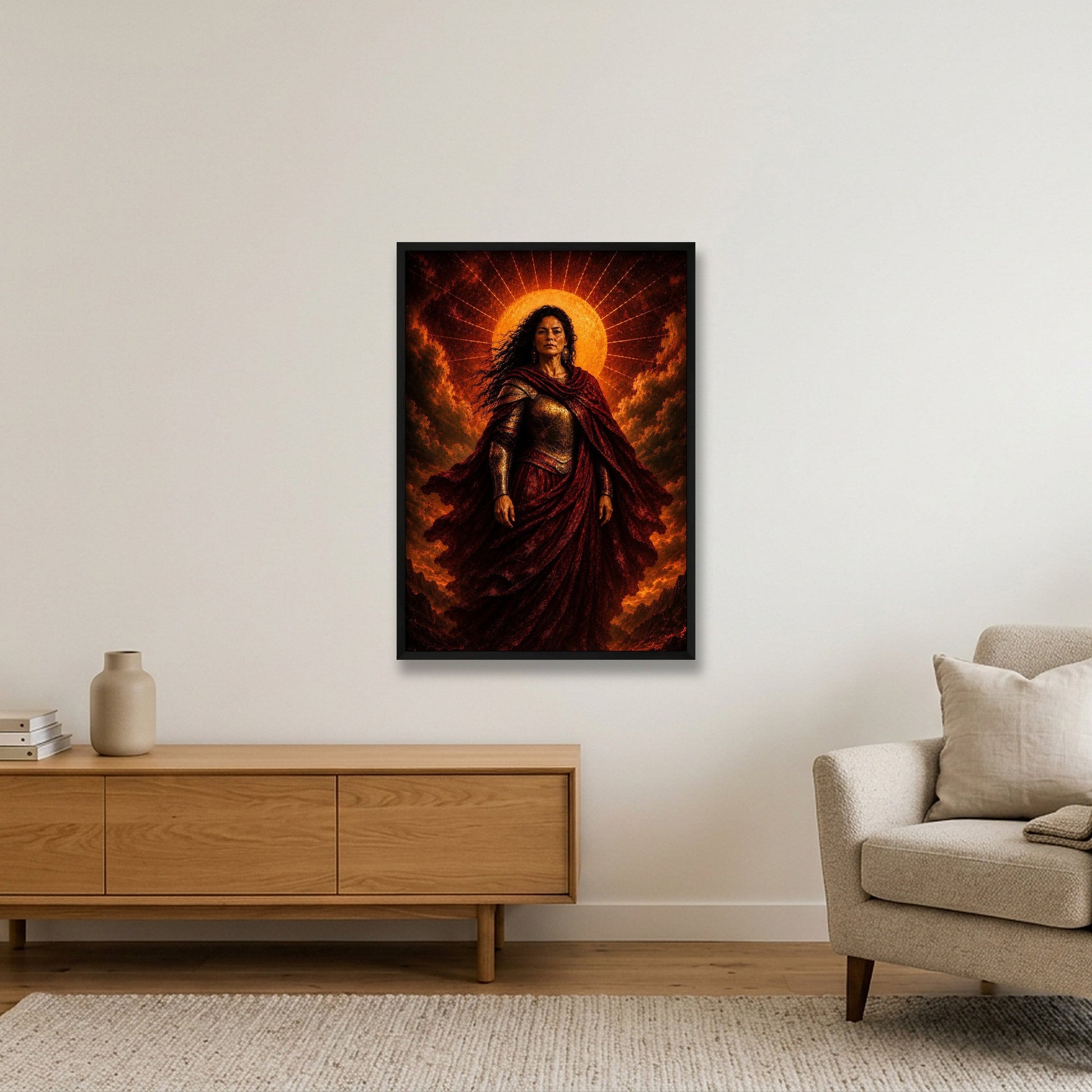 Inner Strength — 59×84cm, 23×33" Black Frame
