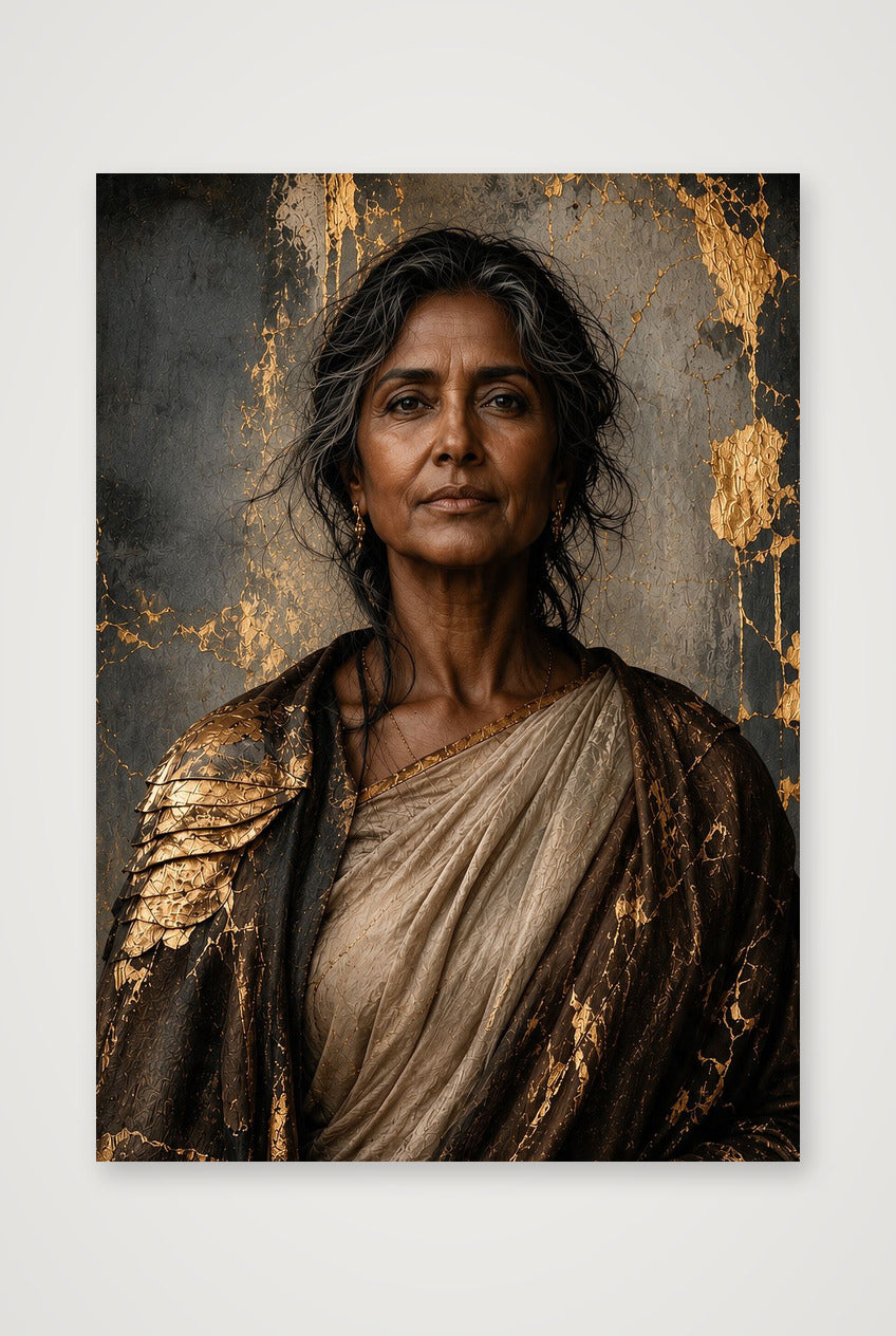 Gilded Confidence — 42×59cm, 17×23" Print only